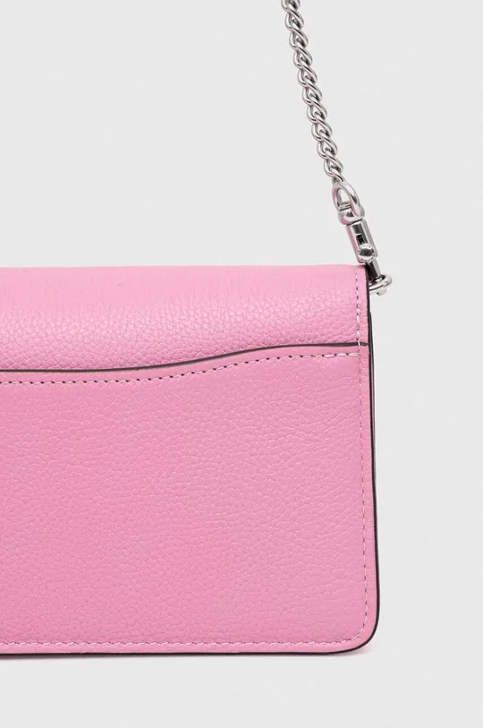 ροζ Δερμάτινη τσάντα Coach