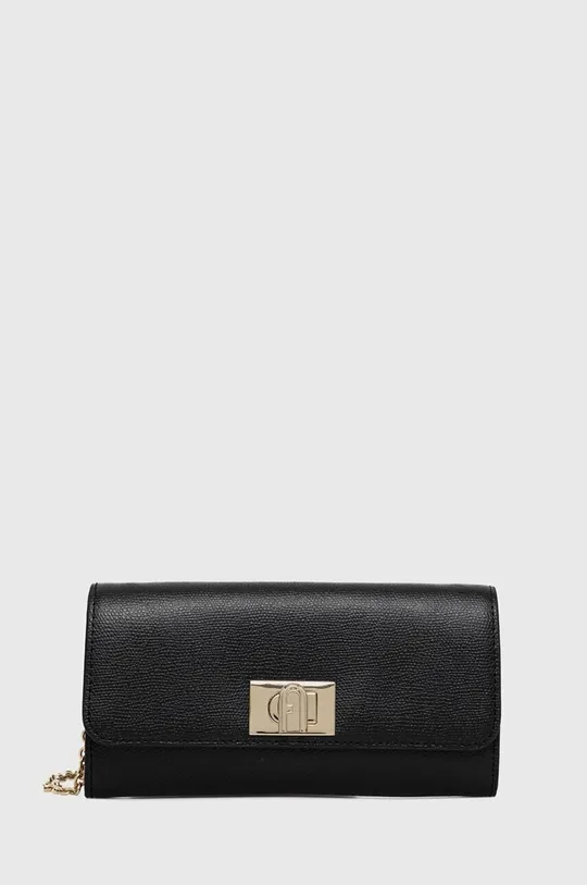 чорний Шкіряна сумка Furla 1927 Жіночий