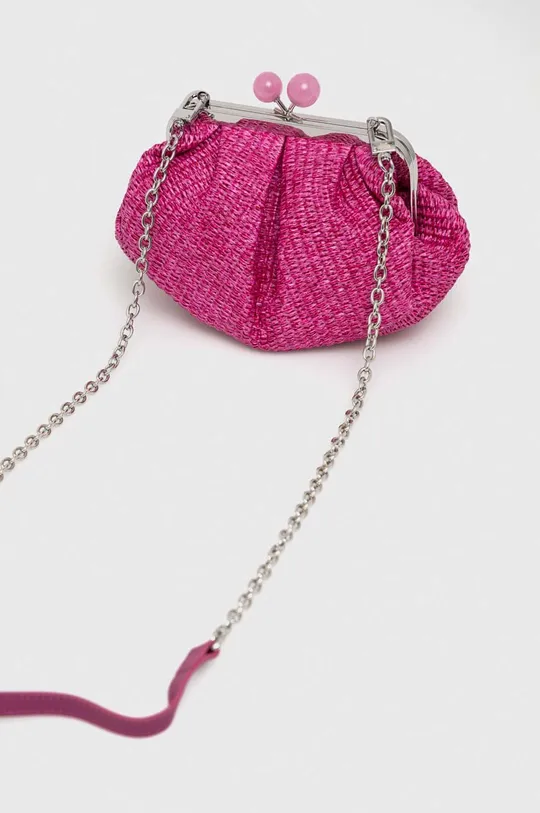 rózsaszín Weekend Max Mara lapos táska