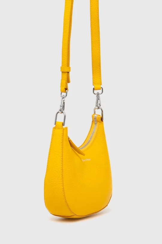 Δερμάτινη τσάντα Marc O'Polo κίτρινο