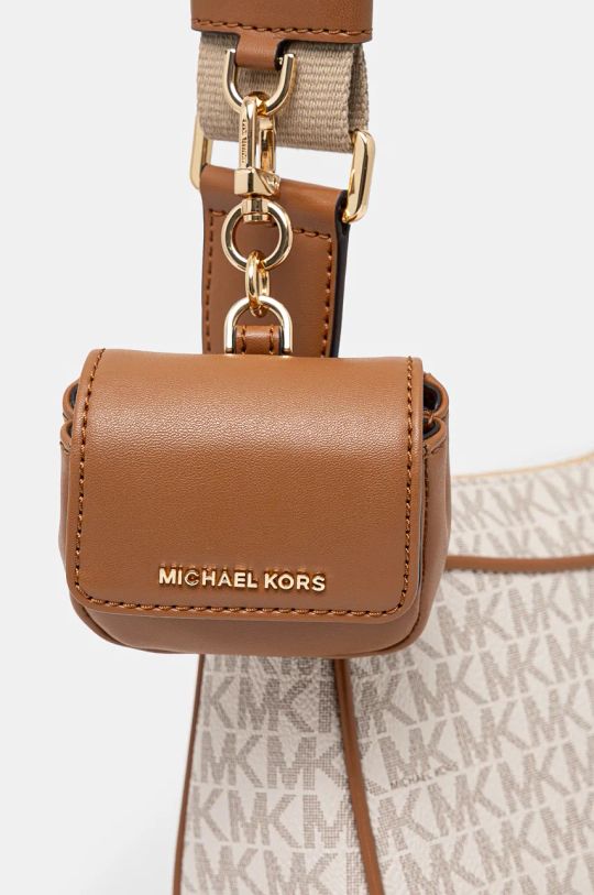 Δερμάτινη τσάντα MICHAEL Michael Kors μπεζ 32S3GJ6C8B