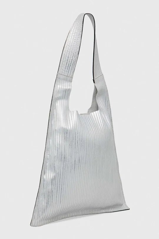 Шкіряна сумочка Alohas срібний