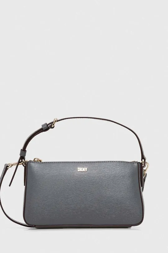 γκρί Δερμάτινη τσάντα DKNY Γυναικεία