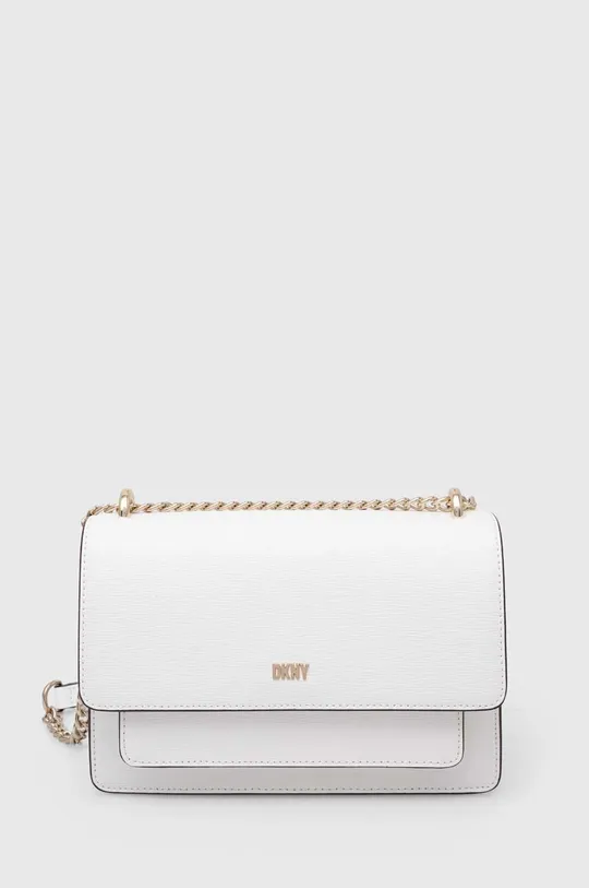 λευκό Δερμάτινη τσάντα DKNY Γυναικεία