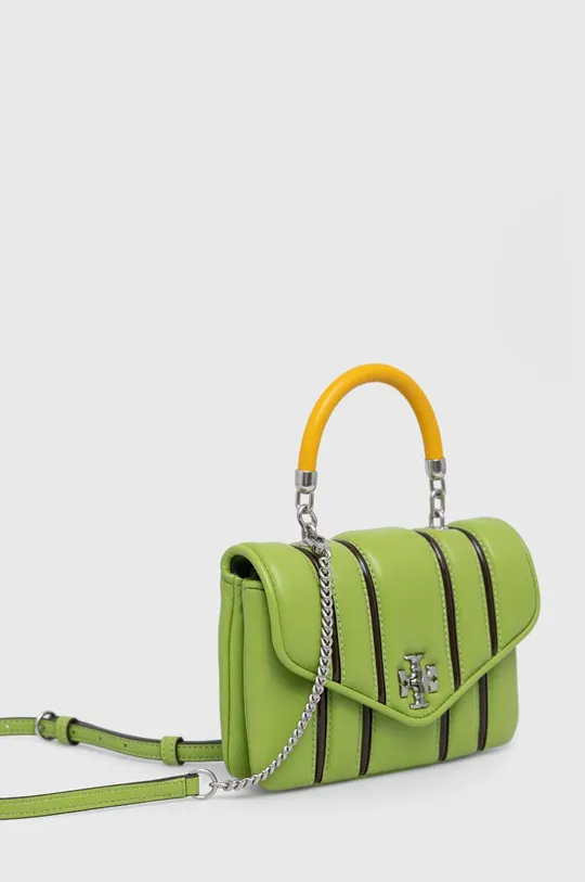 Кожаная сумочка Tory Burch зелёный