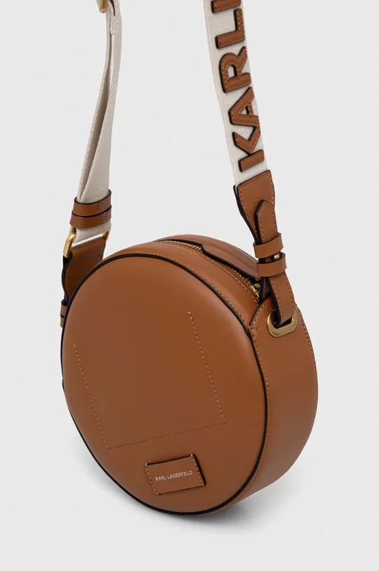 Δερμάτινη τσάντα Karl Lagerfeld  92% Δέρμα βοοειδών, 8% Βαμβάκι