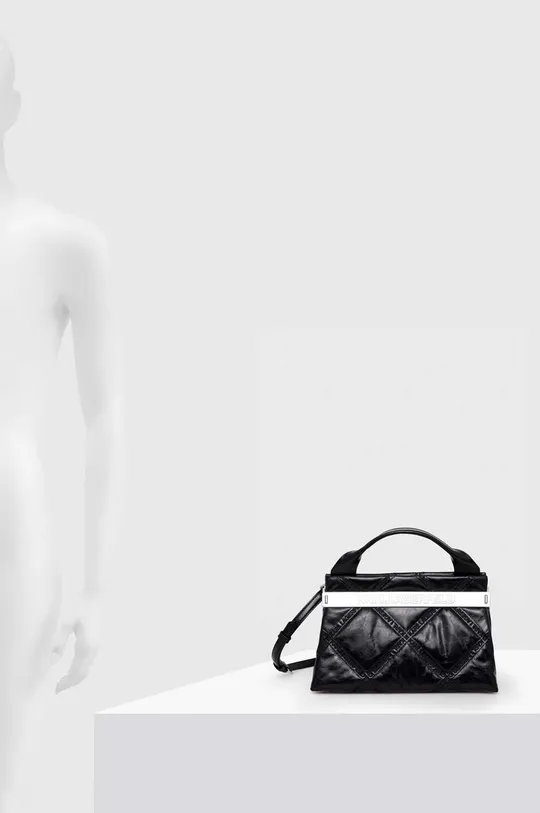 Kožená kabelka Karl Lagerfeld