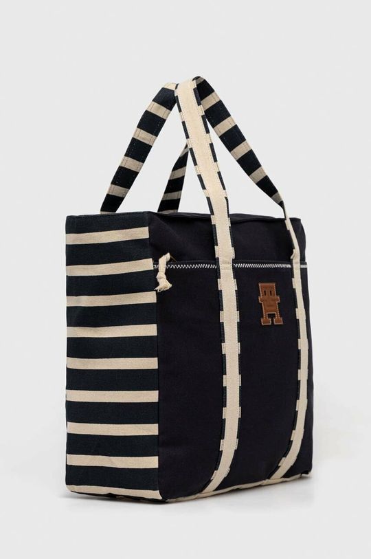 Bavlněná taška Tommy Hilfiger námořnická modř
