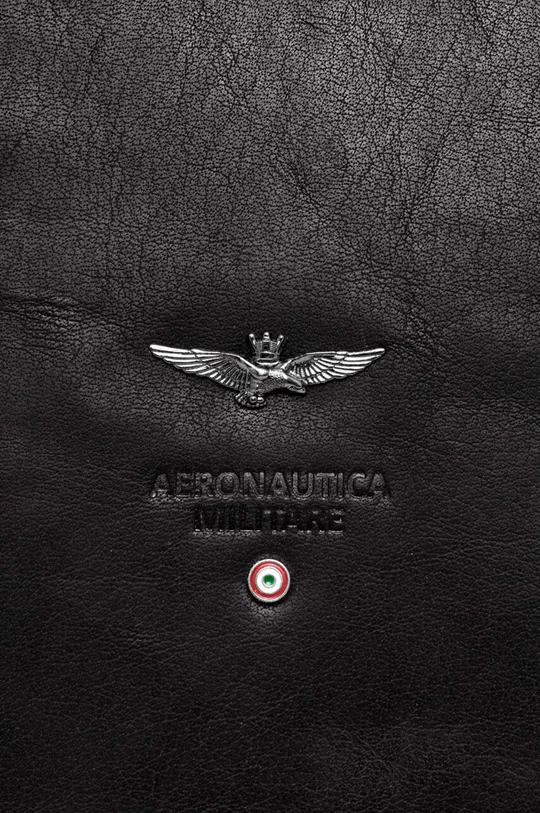 Шкіряна сумка Aeronautica Militare Натуральна шкіра