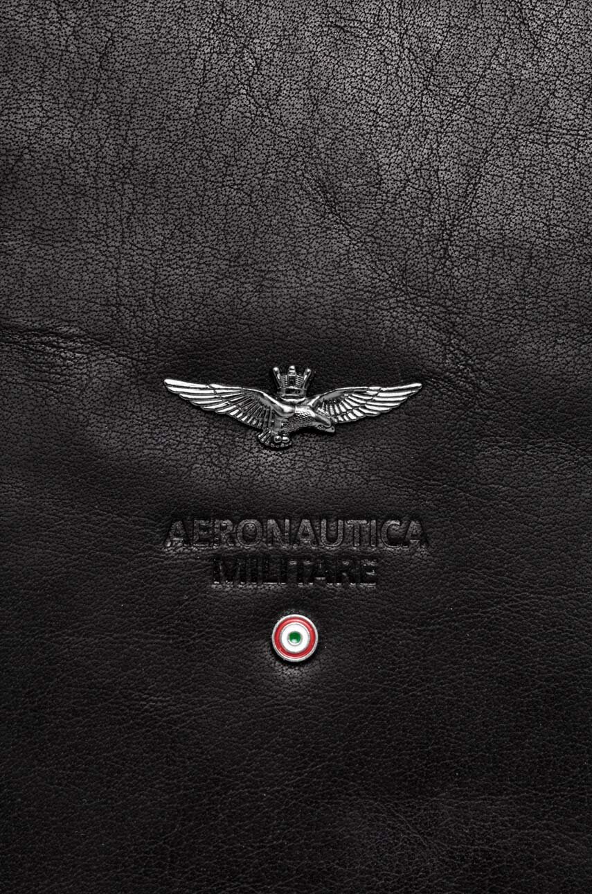 Δερμάτινη τσάντα Aeronautica Militare  Φυσικό δέρμα