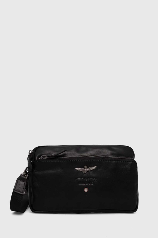 nero Aeronautica Militare pochette in pelle Uomo