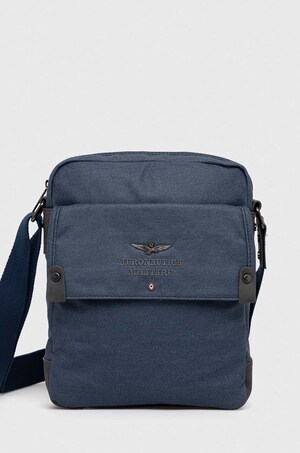 Porte-clés Et Porte-monnaie En Cuir Aeronautica Militare – Double Compartiment Zippé, Logo Ailé, Style Vintage