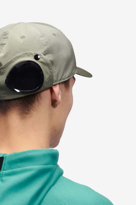 C.P. Company czapka z daszkiem Chrome-R Goggle Cap 100 % Poliamid z recyklingu