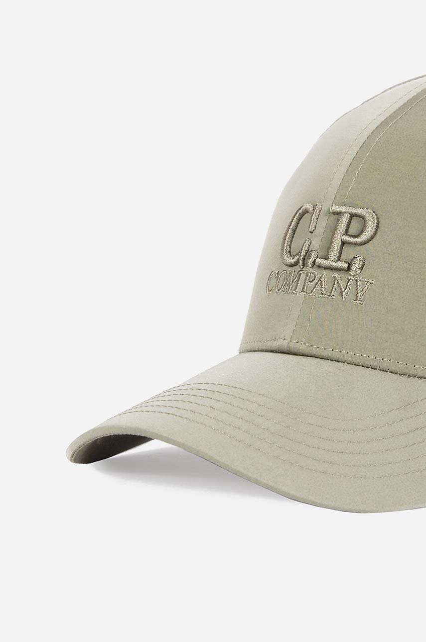 dirty green C.P. Company baseball cap Chrome-R Goggle Cap
