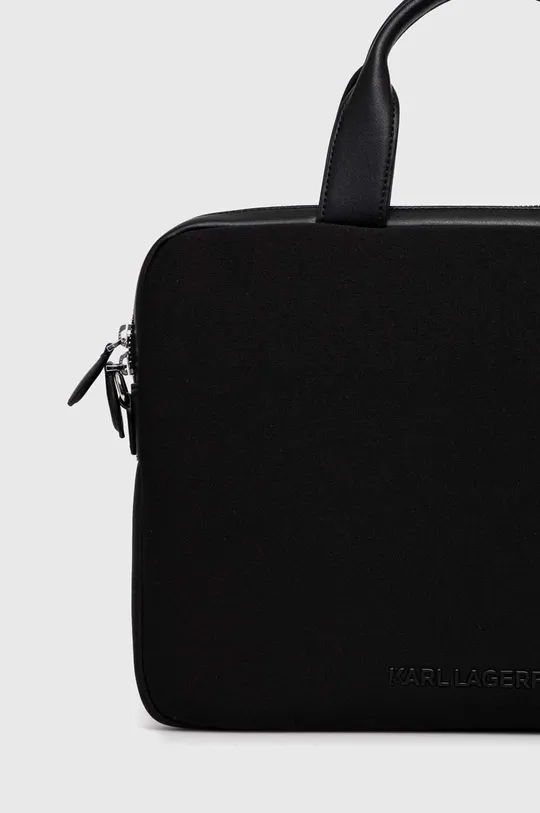 Τσάντα φορητού υπολογιστή Karl Lagerfeld  Κύριο υλικό: 51% Κόμμι, 49% Poliuretan Φόδρα: 100% Πολυεστέρας
