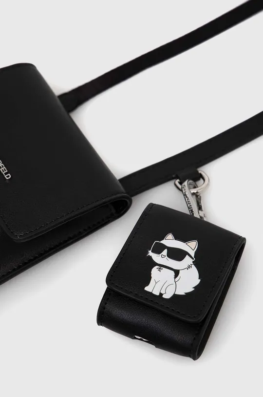 crna Kožni etui za mobitel Karl Lagerfeld