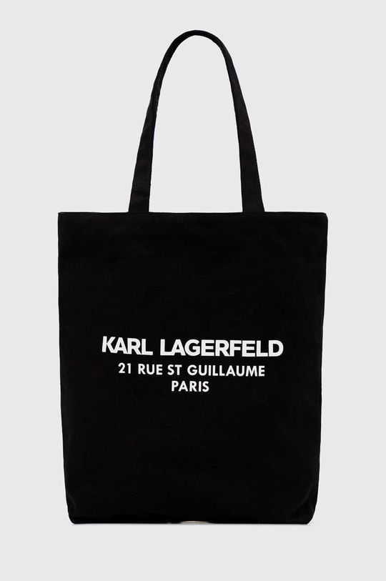 czarny Karl Lagerfeld torebka Unisex