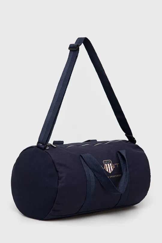 Βαμβακερή τσάντα Gant σκούρο μπλε