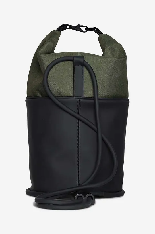 Rains backpack Basic material: 100% Polyester Finishing: 100% Polyurethane