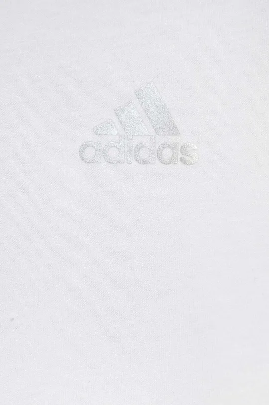 λευκό Παιδικό βαμβακερό μπλουζάκι adidas