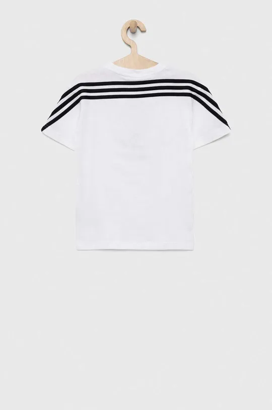 Detské bavlnené tričko adidas U FI 3S  100 % Bavlna