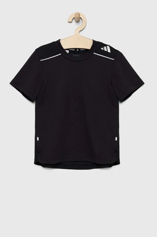 črna Otroška kratka majica adidas Fantovski