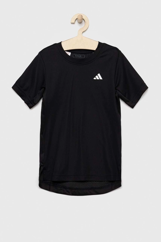 czarny adidas Performance t-shirt dziecięcy Chłopięcy