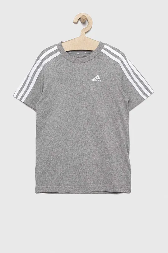 Дитяча футболка adidas U 3S сірий