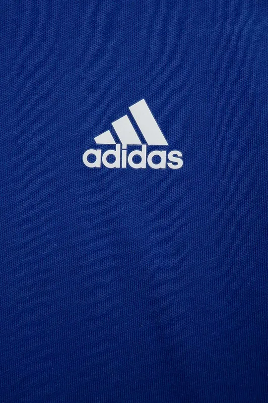 modra Otroška kratka majica adidas U 3S