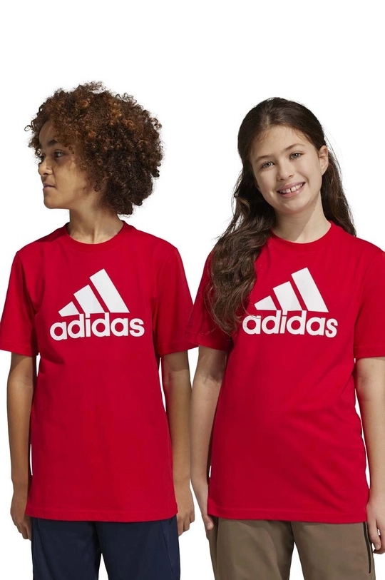 piros adidas gyerek pamut póló U BL Fiú