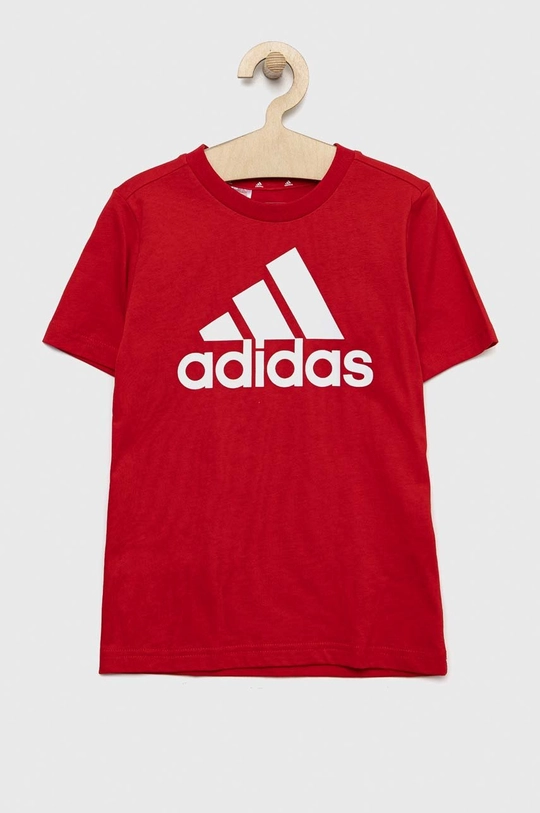 adidas gyerek pamut póló U BL piros