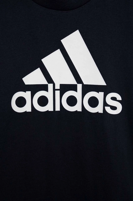 granatowy adidas t-shirt bawełniany dziecięcy U BL