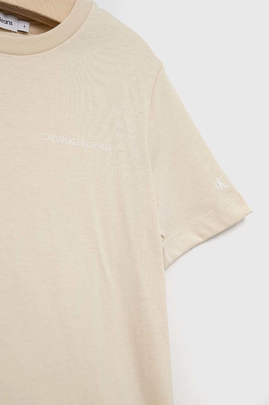 Calvin Klein Jeans t-shirt bawełniany dziecięcy 100 % Bawełna