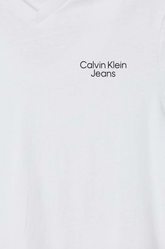 Παιδικό βαμβακερό μπλουζάκι Calvin Klein Jeans  100% Βαμβάκι