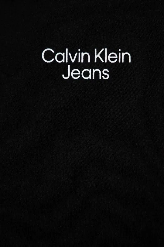Otroška bombažna kratka majica Calvin Klein Jeans  100 % Bombaž