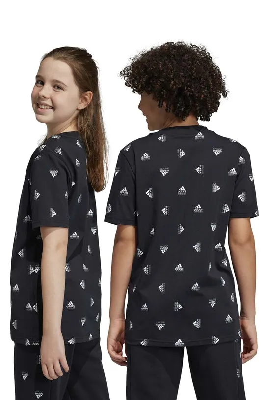Detské bavlnené tričko adidas U BLUV TEE Chlapčenský