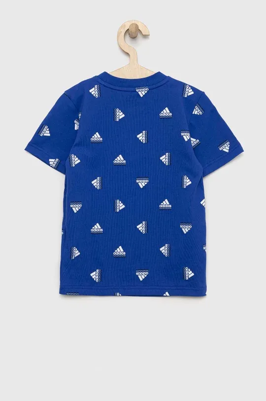 Дитяча бавовняна футболка adidas LK BLUV CO  100% Бавовна