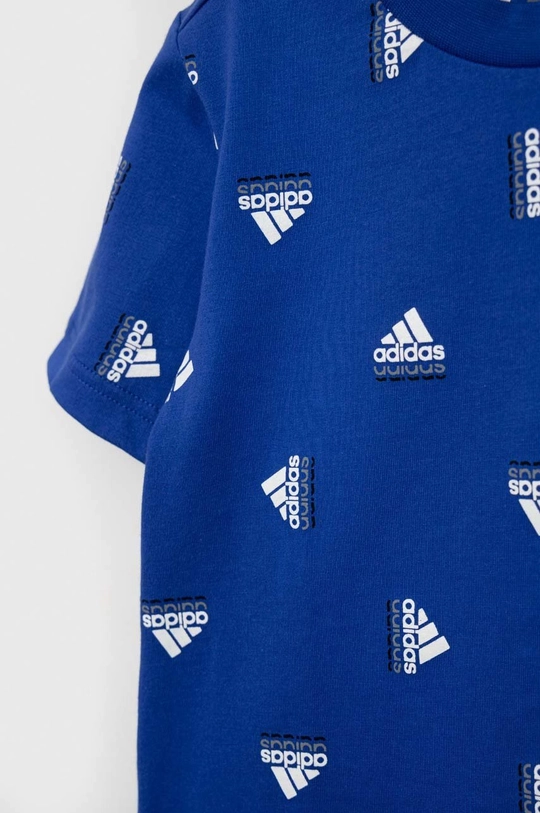 kék adidas gyerek pamut póló LK BLUV CO