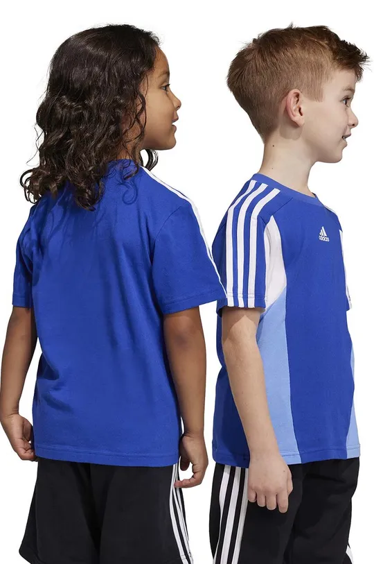Παιδικό βαμβακερό μπλουζάκι adidas LK CB CO TEE Για αγόρια