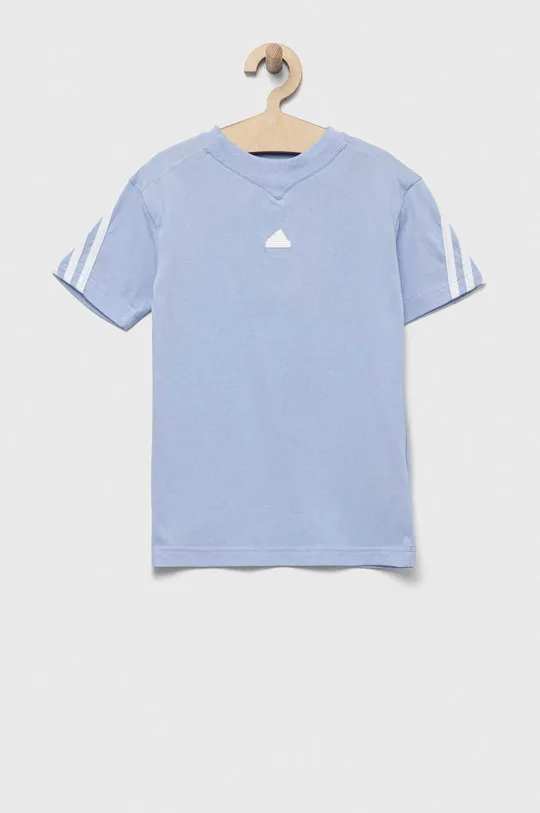 голубой Детская хлопковая футболка adidas U FI 3S Для мальчиков
