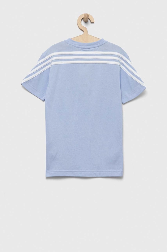 adidas t-shirt bawełniany dziecięcy U FI 3S niebieski