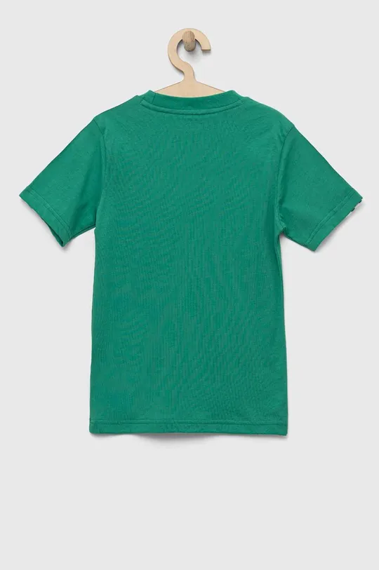 Παιδικό βαμβακερό μπλουζάκι adidas U 3S πράσινο