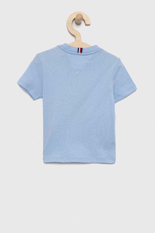 Tommy Hilfiger t-shirt bawełniany dziecięcy blady niebieski