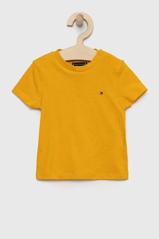 помаранчевий Дитяча бавовняна футболка Tommy Hilfiger Для хлопчиків