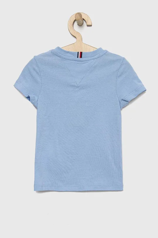 Dětské bavlněné tričko Tommy Hilfiger světle modrá