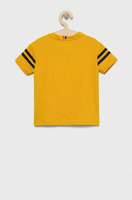 Παιδικό μπλουζάκι Tommy Hilfiger κίτρινο
