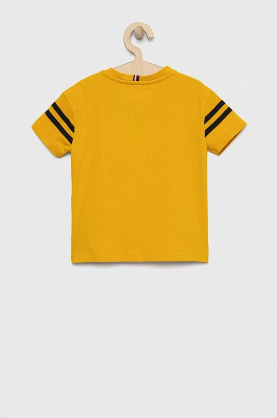 Tommy Hilfiger t-shirt dziecięcy żółty