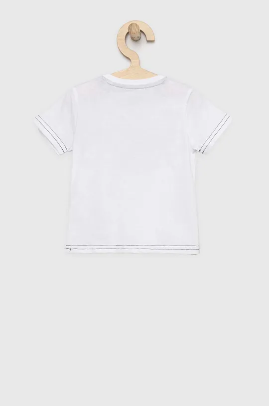 Guess t-shirt bawełniany niemowlęcy biały