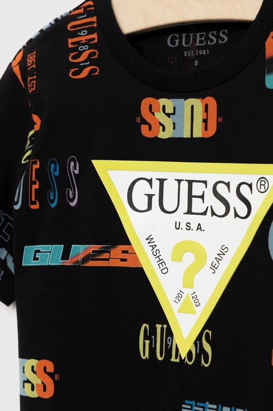 Παιδικό βαμβακερό μπλουζάκι Guess  100% Βαμβάκι