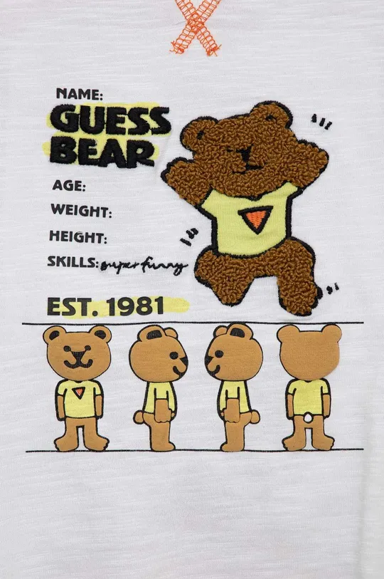 Guess t-shirt bawełniany dziecięcy 100 % Bawełna